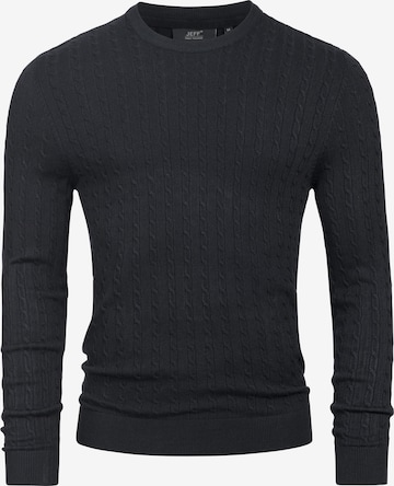 Pull-over 'Camden' JEFF en noir : devant