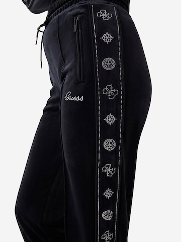 Wide leg Pantaloni sportivi 'AMALIA SKINNY PANTS V6BB10 K6303' di GUESS in nero