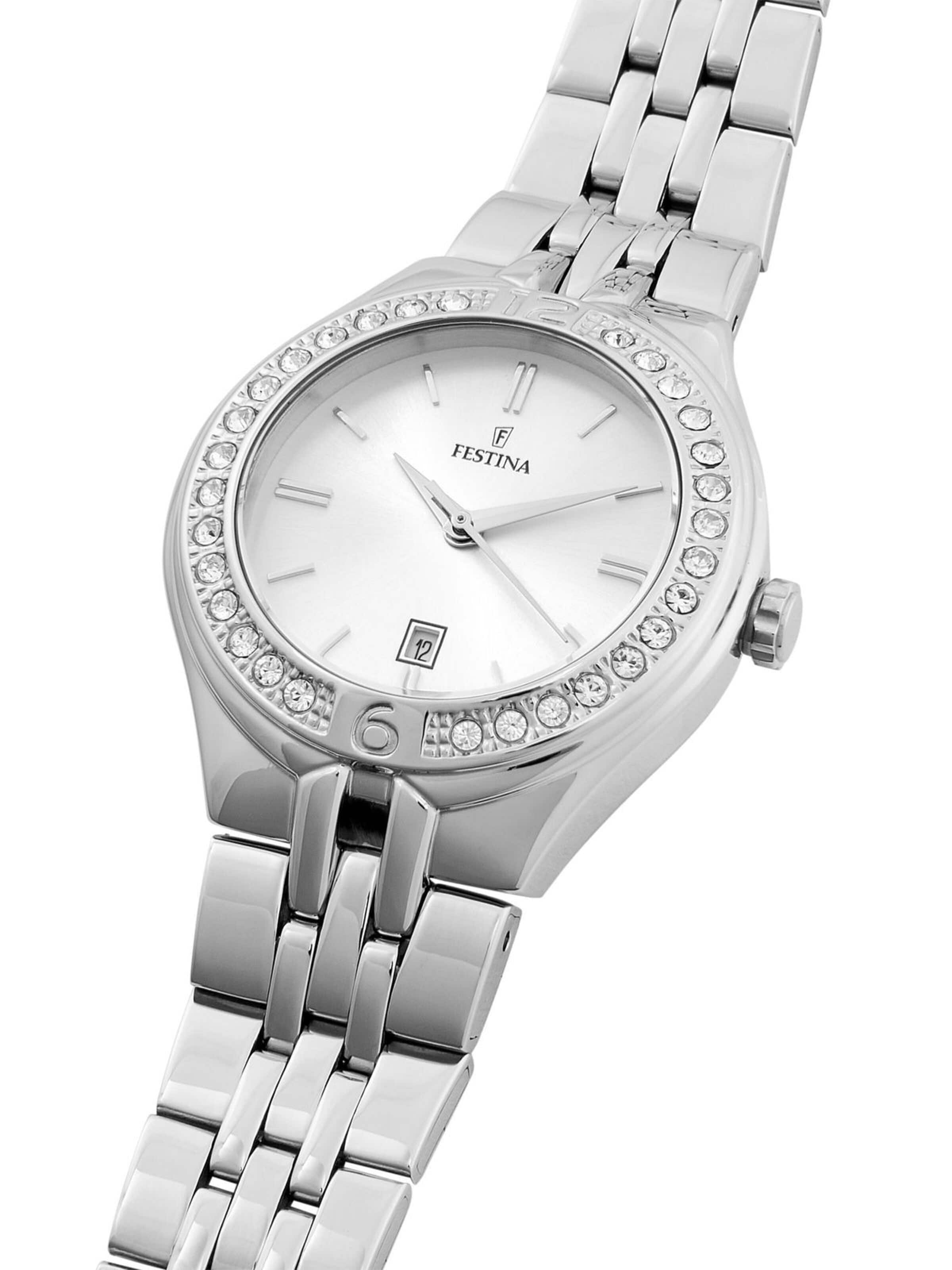 Montre à affichage analogique 'Date watch MADEMOISELLE Silver' FESTINA en blanc