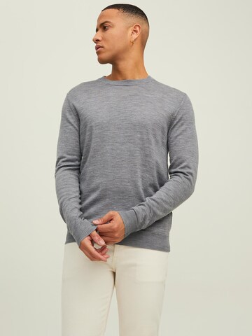 JACK & JONES Trui 'JPRMark' in Grijs: voorkant