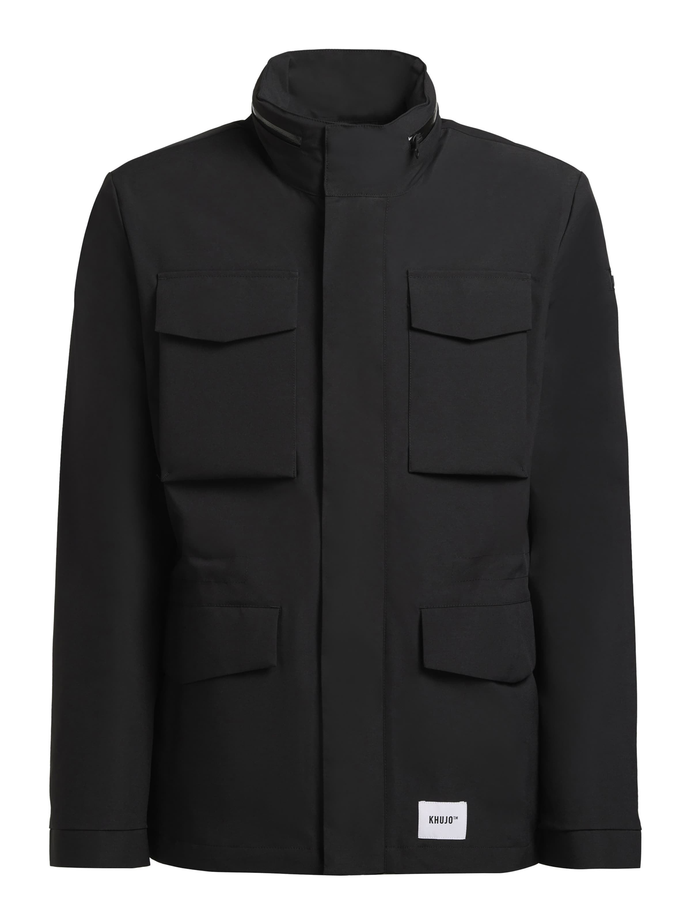 Giacca di mezza stagione 'ARLO' di khujo in nero: frontale