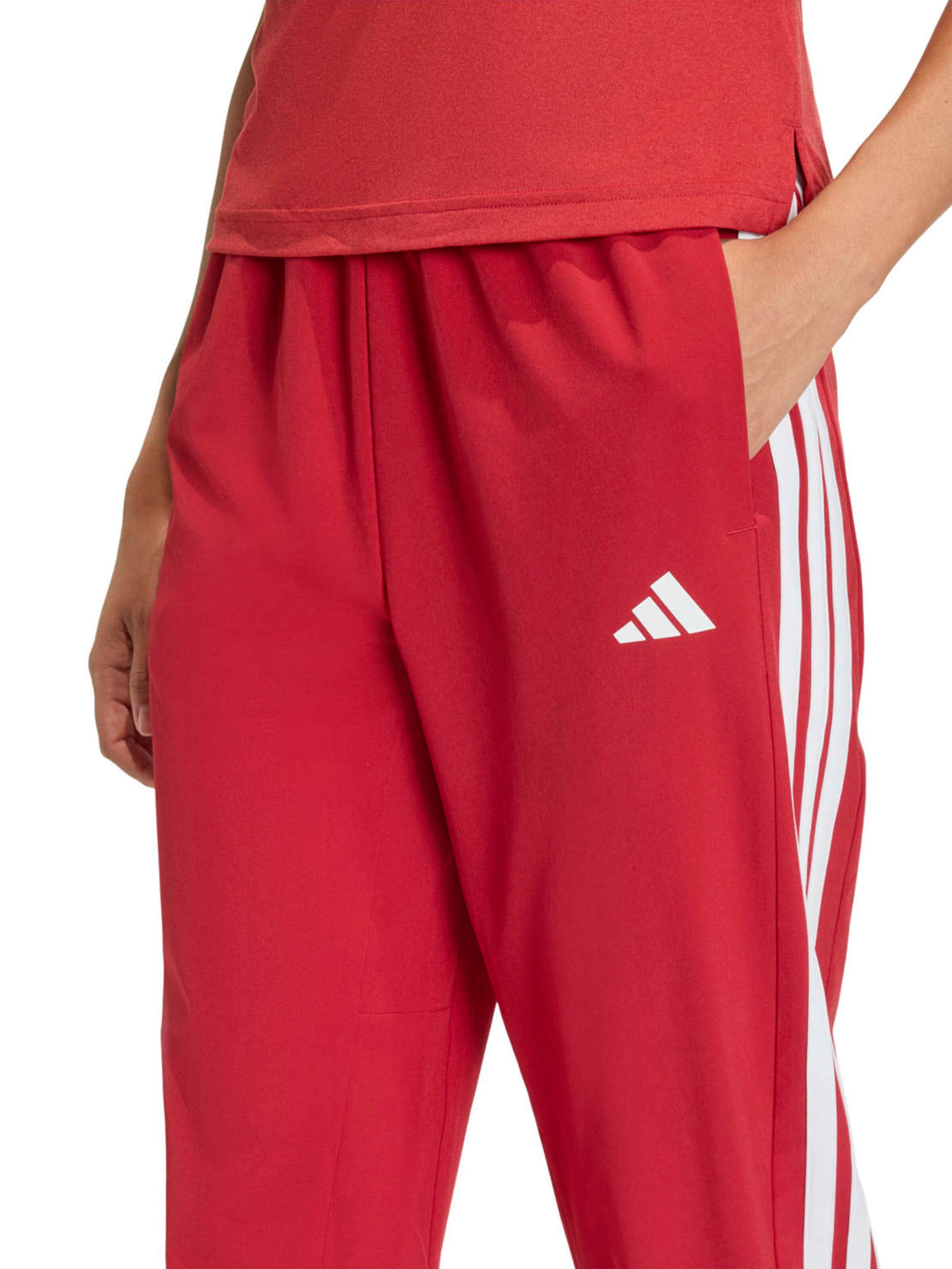 ADIDAS PERFORMANCE Конический (Tapered) Спортивные штаны 'Essentials' в Красный