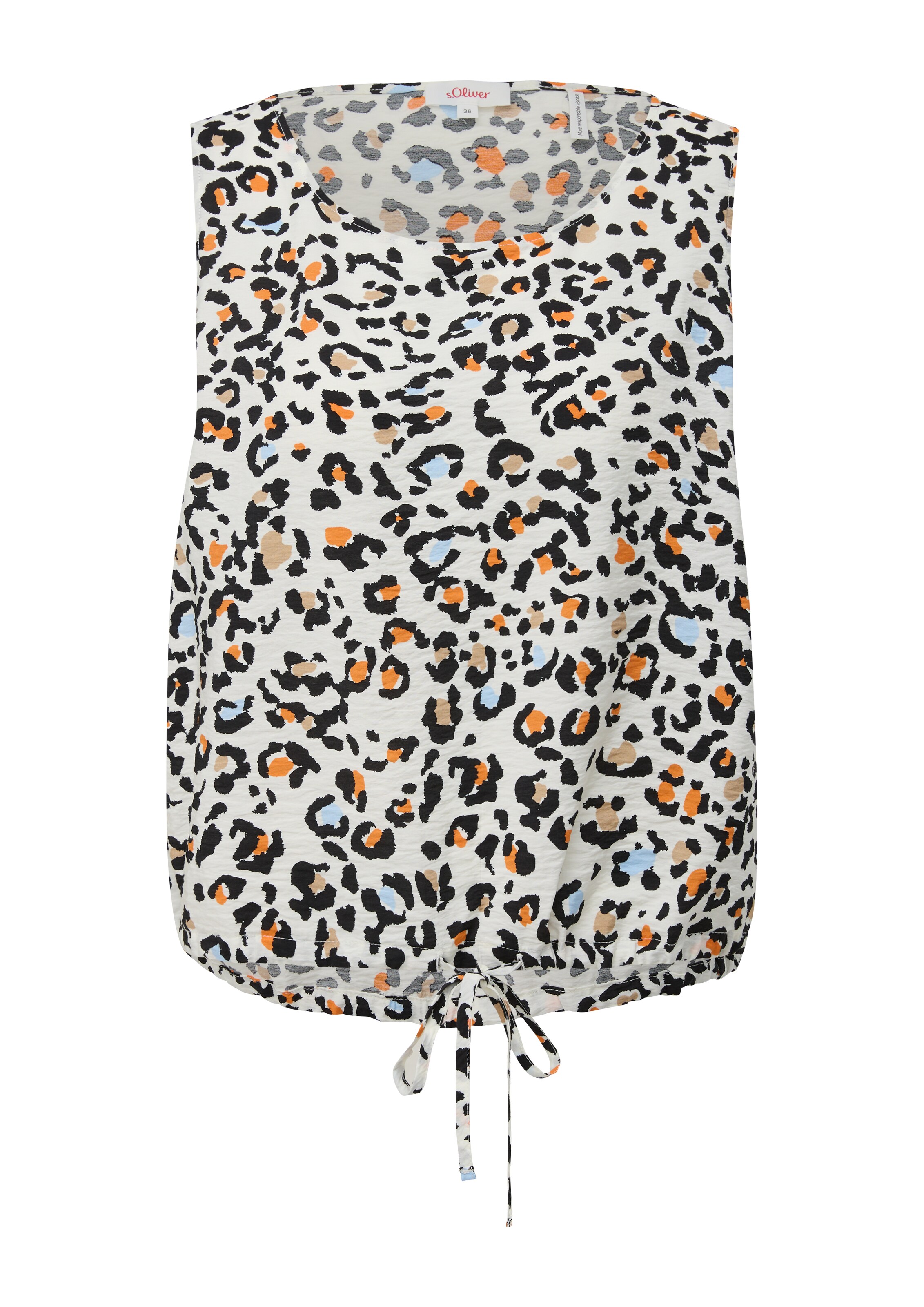 s.Oliver Топ в Бежевый: спереди