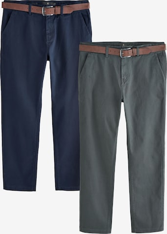 NextSlimfit Chino hlače - plava boja: prednji dio