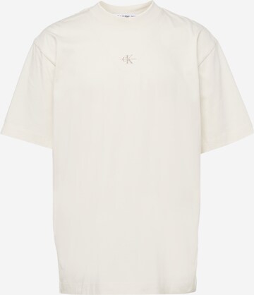 balts Calvin Klein Big & Tall T-Krekls: no priekšpuses