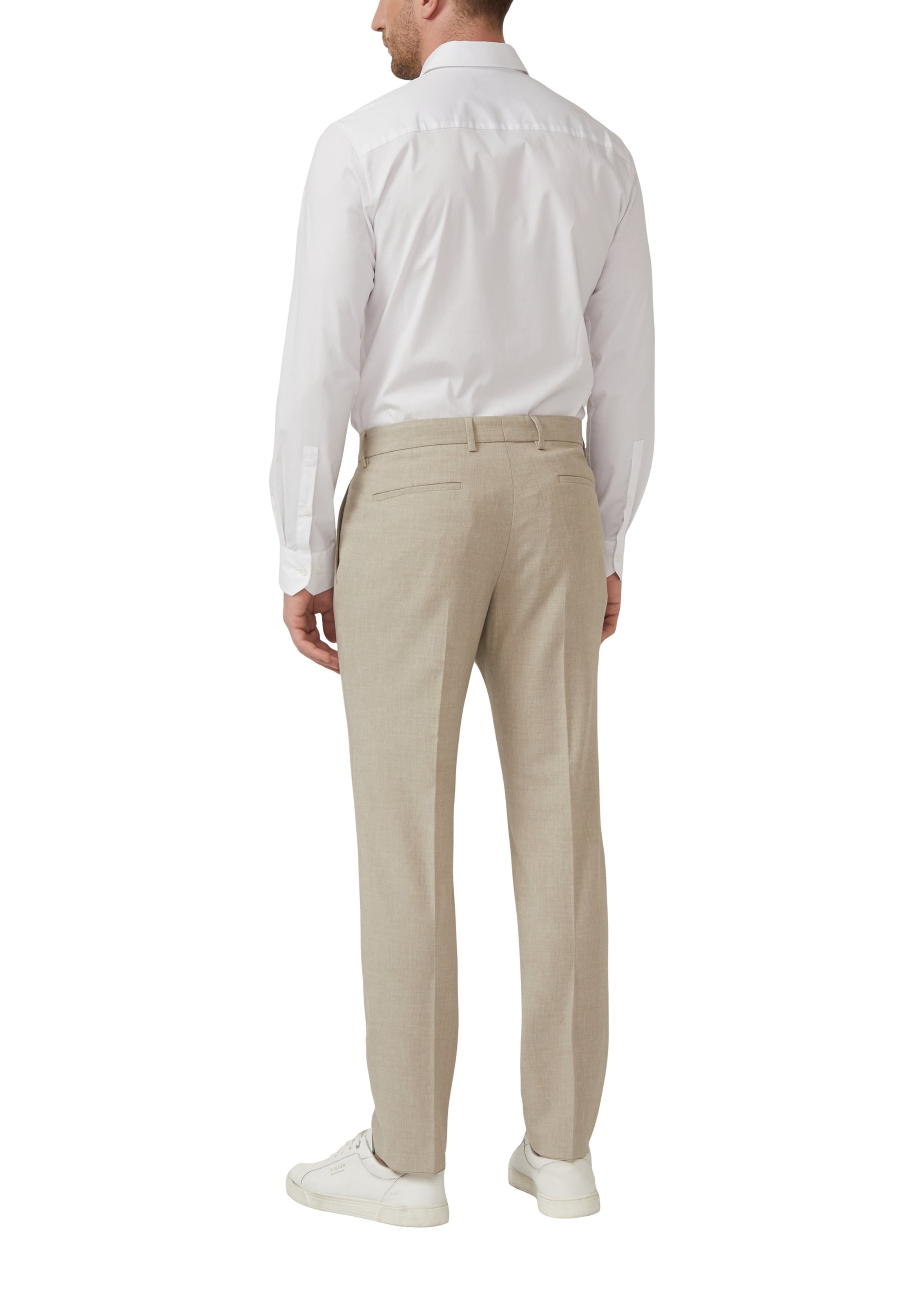 s.Oliver Slimfit Pantalon 'Pure' in Beige