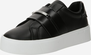 Scarpa slip-on di Calvin Klein in nero: frontale