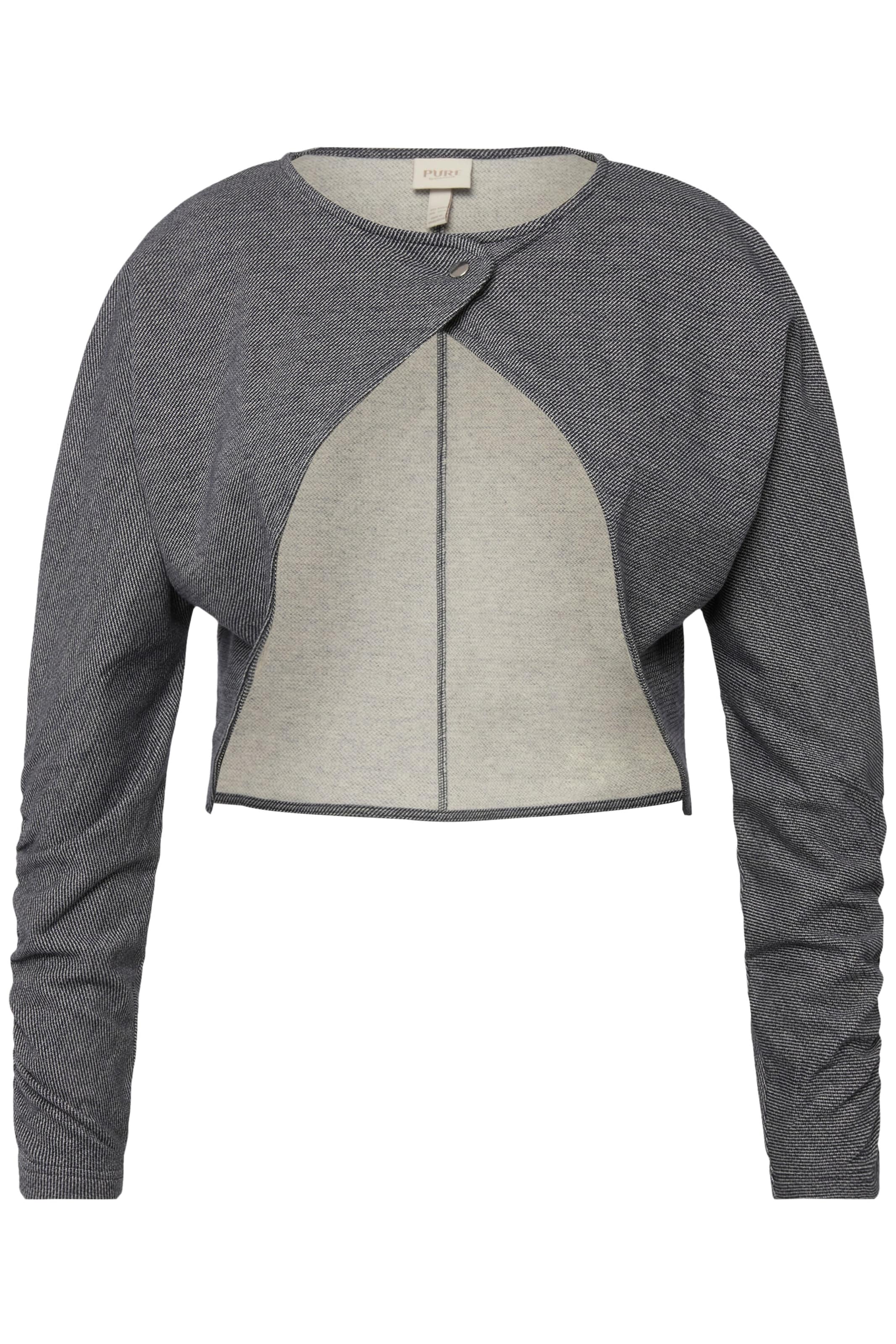 Ulla Popken Sweat jacket in Blue: front