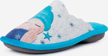 Pisamonas Slippers in Blue: front