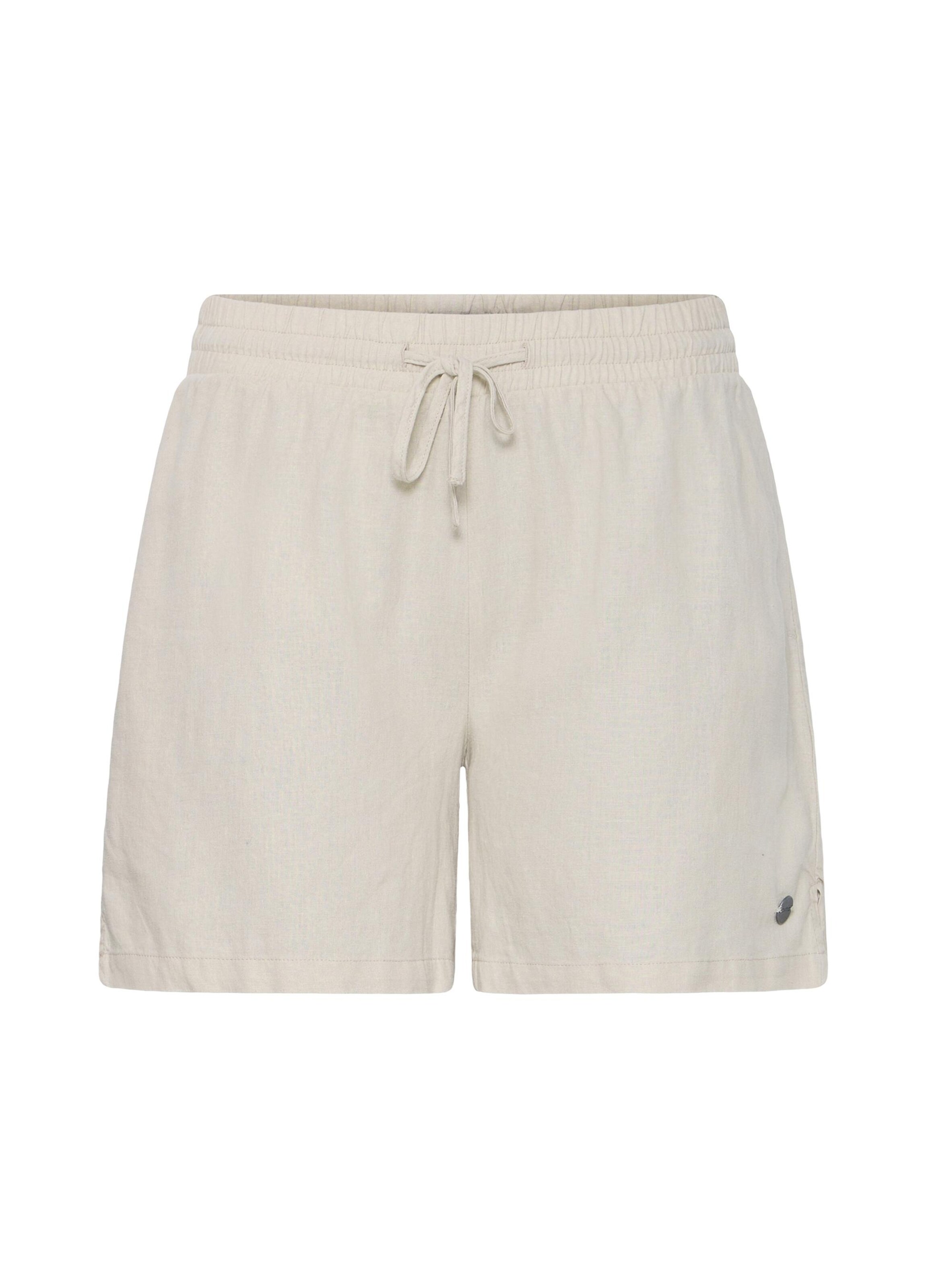 Oxmo Shorts ' OXAlgea ' in Beige: Vorderseite