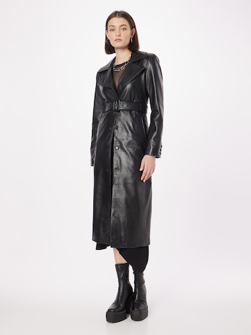 Manteau mi-saison Karen Millen en noir : devant