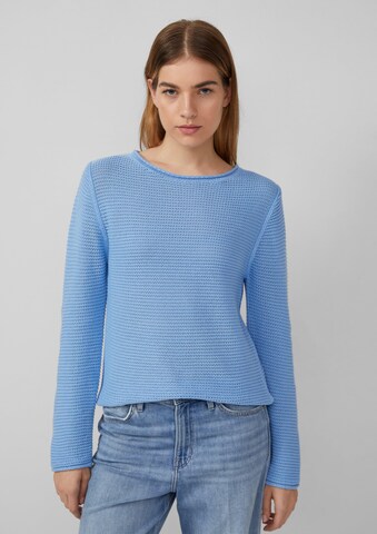 s.Oliver Trui in Blauw: voorkant