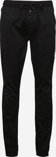 Calvin Klein Jeans Pantalon chino en noir / blanc, Vue avec produit