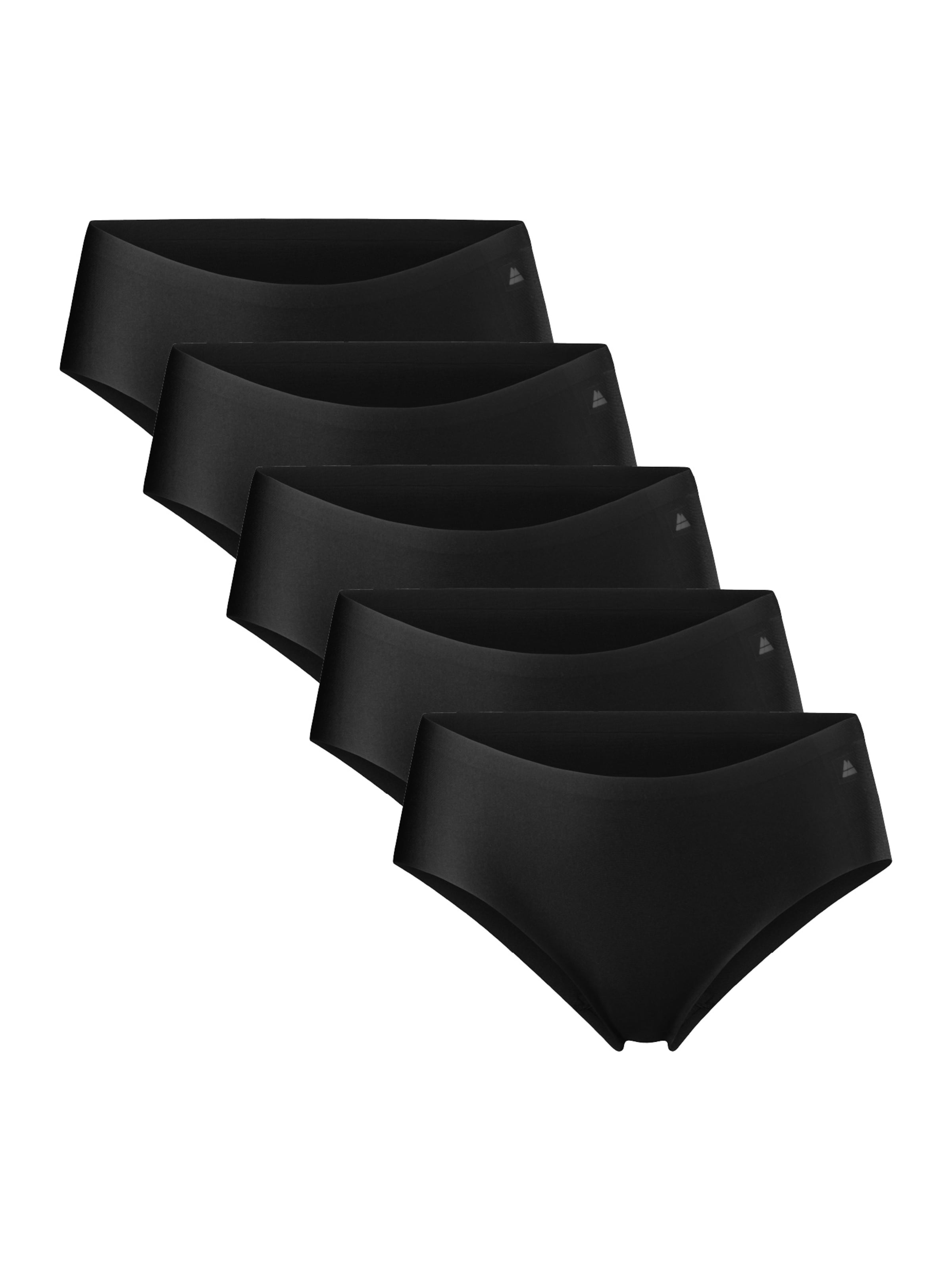 DANISH ENDURANCE Panty 'Invisible Hipster' i sort: forside