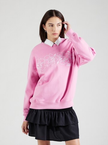 HOLLISTER - Sudadera en rosa: frente