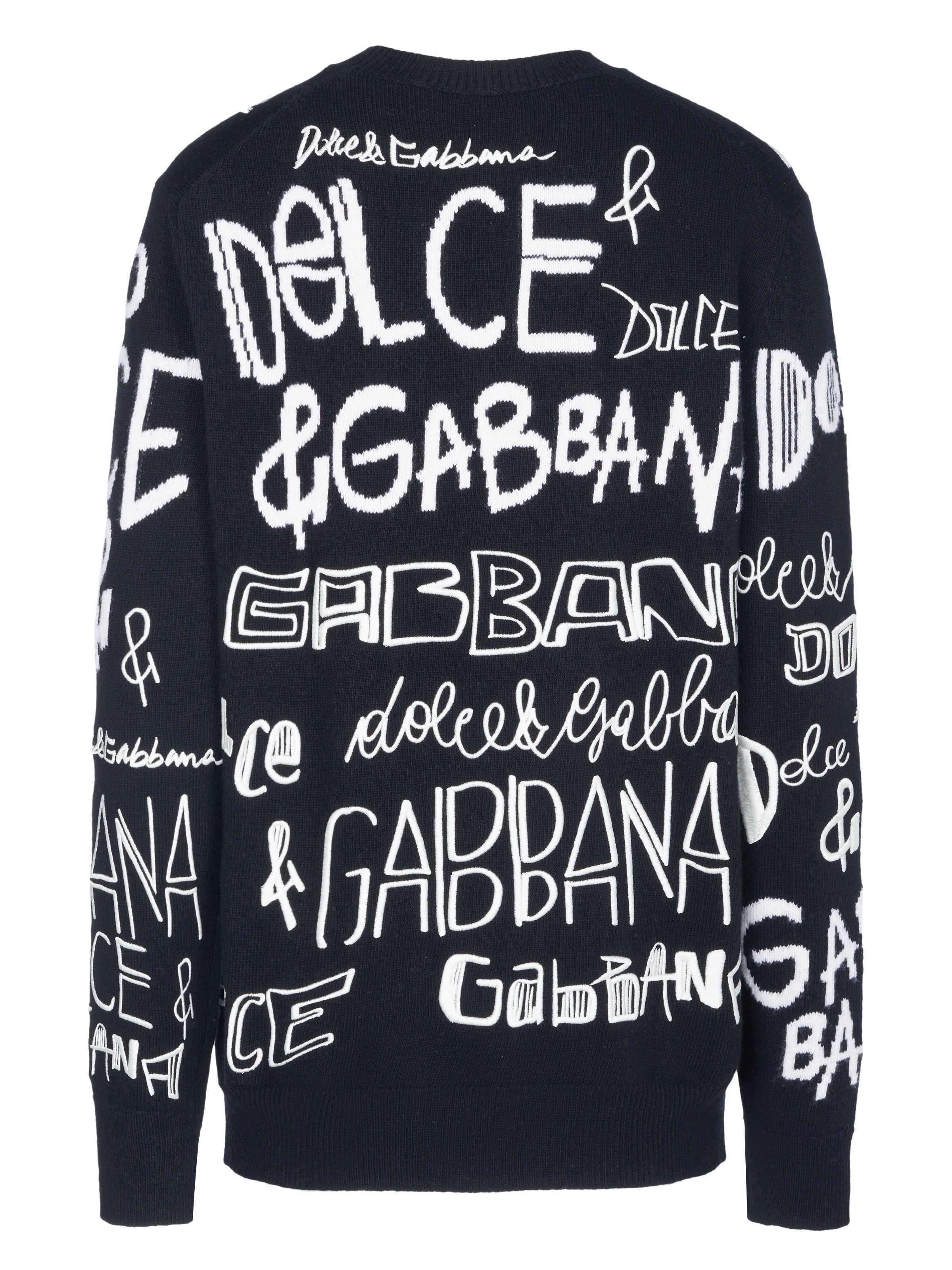 DOLCE & GABBANA Sweater 'Dolce & Gabbana Pullover' in Black
