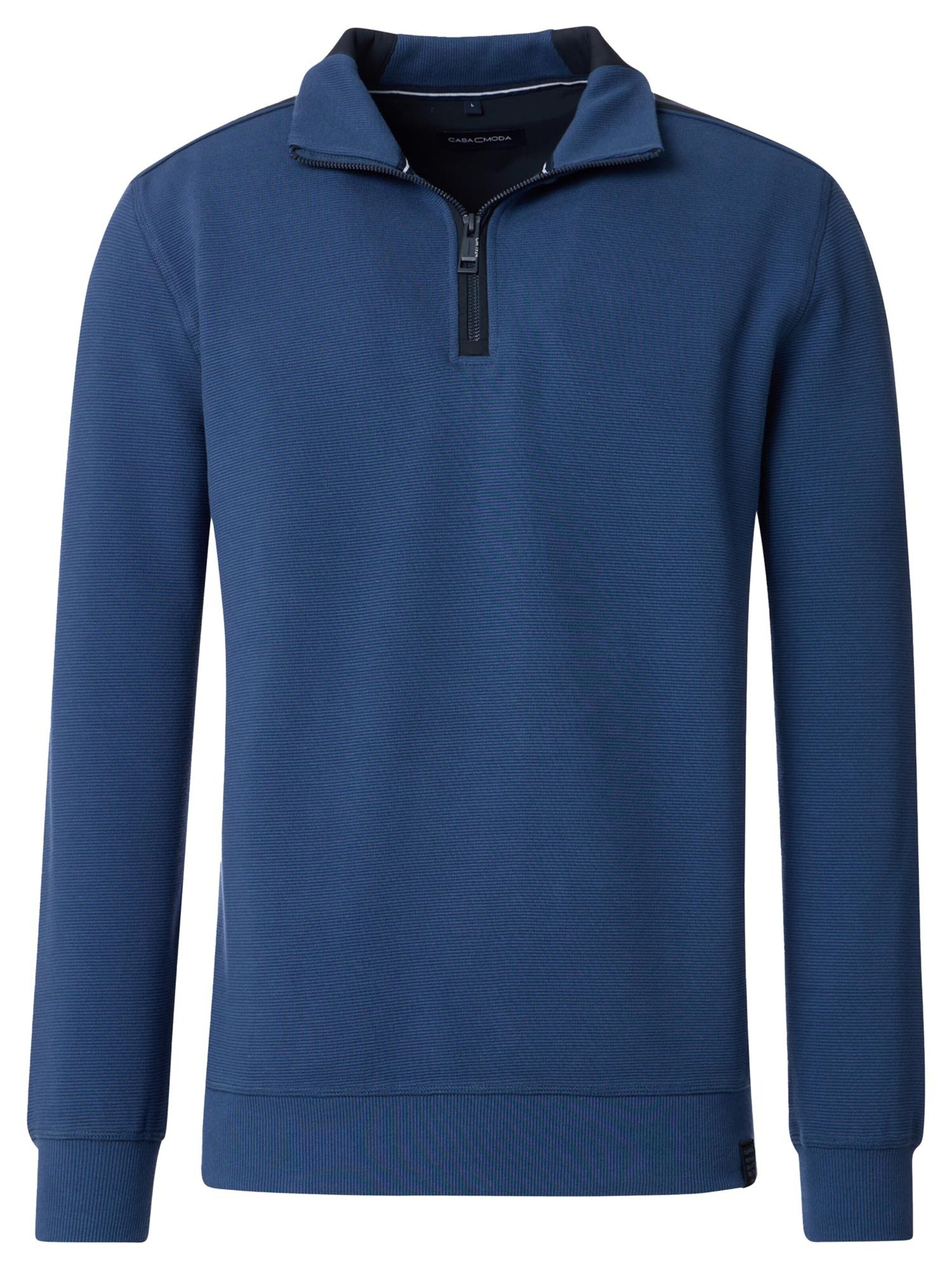 CASAMODA Sweatshirt 'Basic' in Blue: front