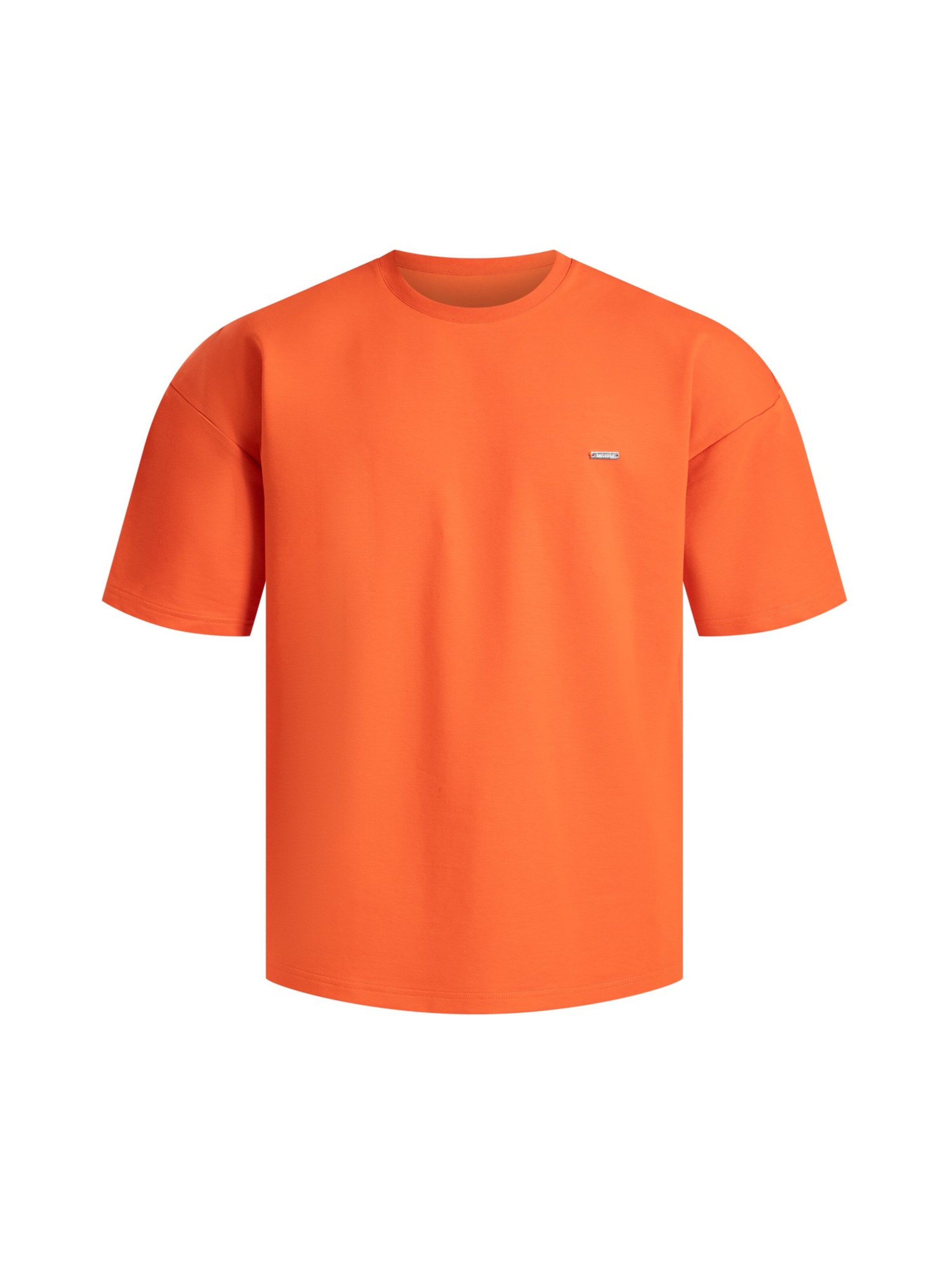 Smilodox Shirt ' Thiago ' in Oranje: voorkant