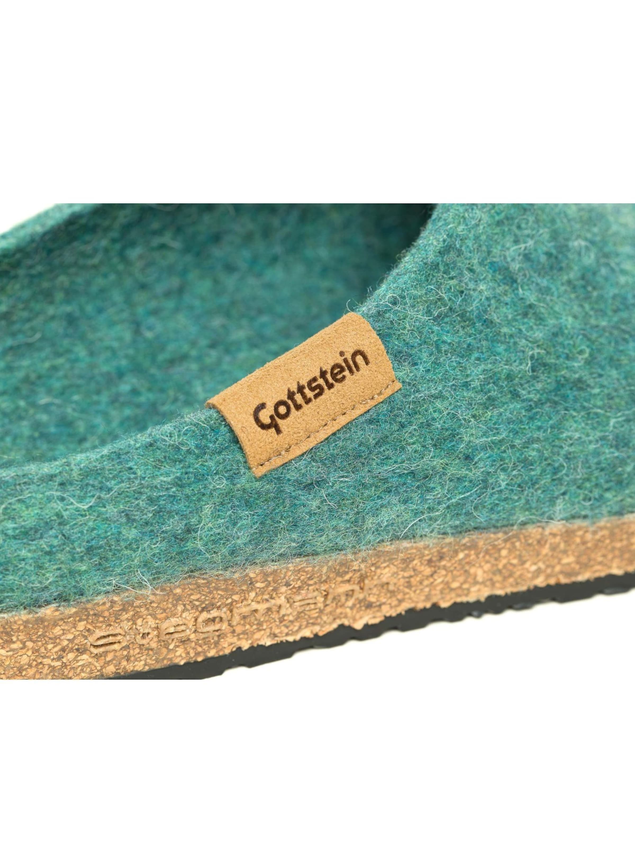 Stegmann Clogs 'Filzclogs Stegmann 208' in Green