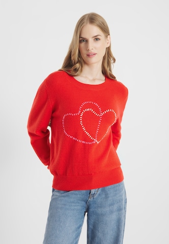 Frieda & Freddies NY Sweater in Red: front