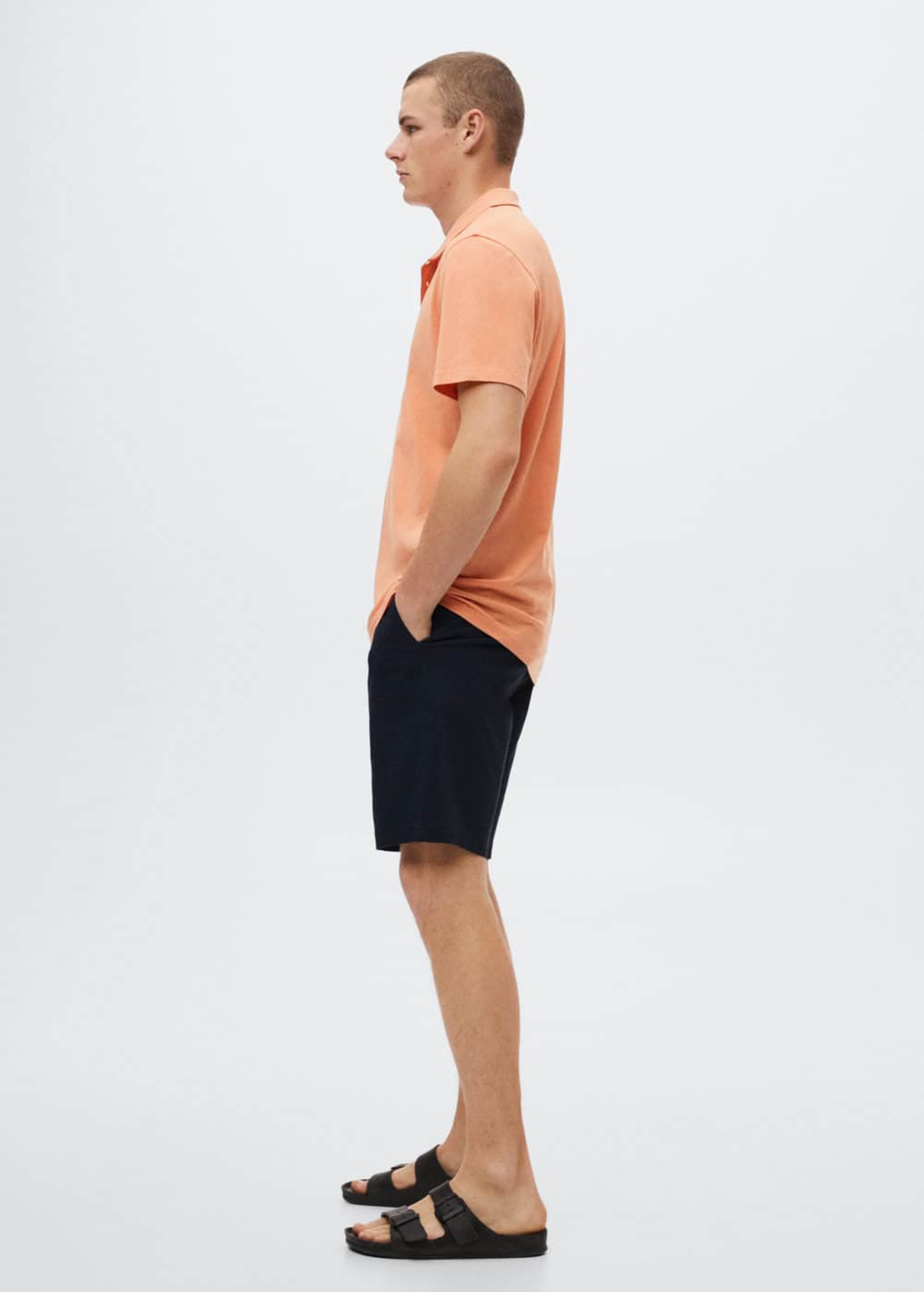 Männer Shirts MANGO MAN Shirt 'Swimp' in Apricot - PI59347 Männer Shirts MANGO MAN Shirt 'Swimp' in Apricot - PI59347