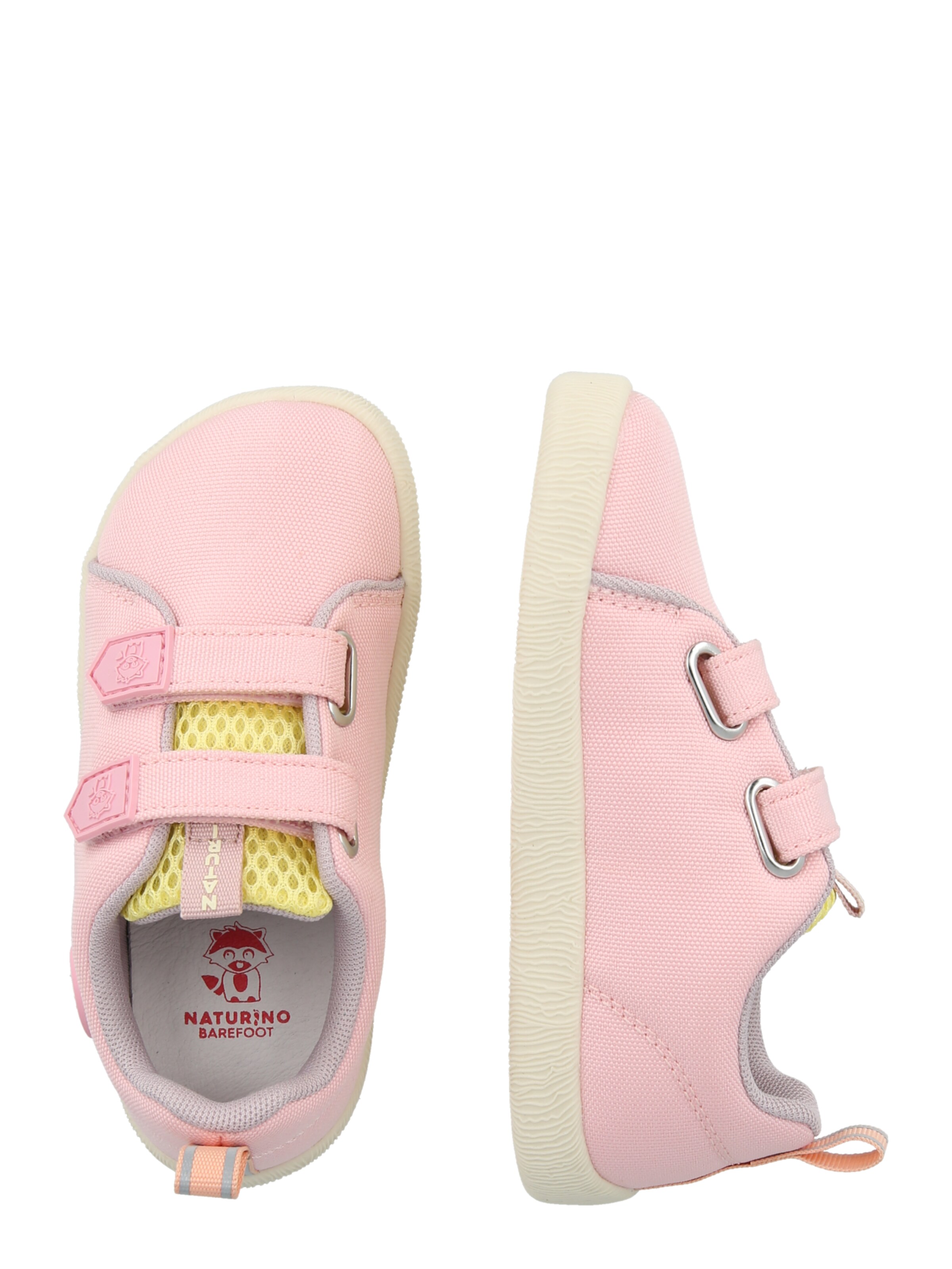 NATURINO Lära-gå-sko 'YOMPY VL' i rosa