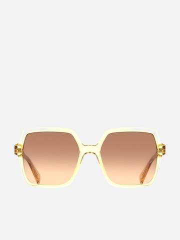 Lunettes de soleil Liu Jo en or : devant