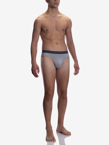 Slip ' Sportbrief RED 2059 ' Olaf Benz en gris : devant