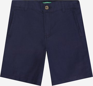 UNITED COLORS OF BENETTON Regular Broek in Blauw: voorkant