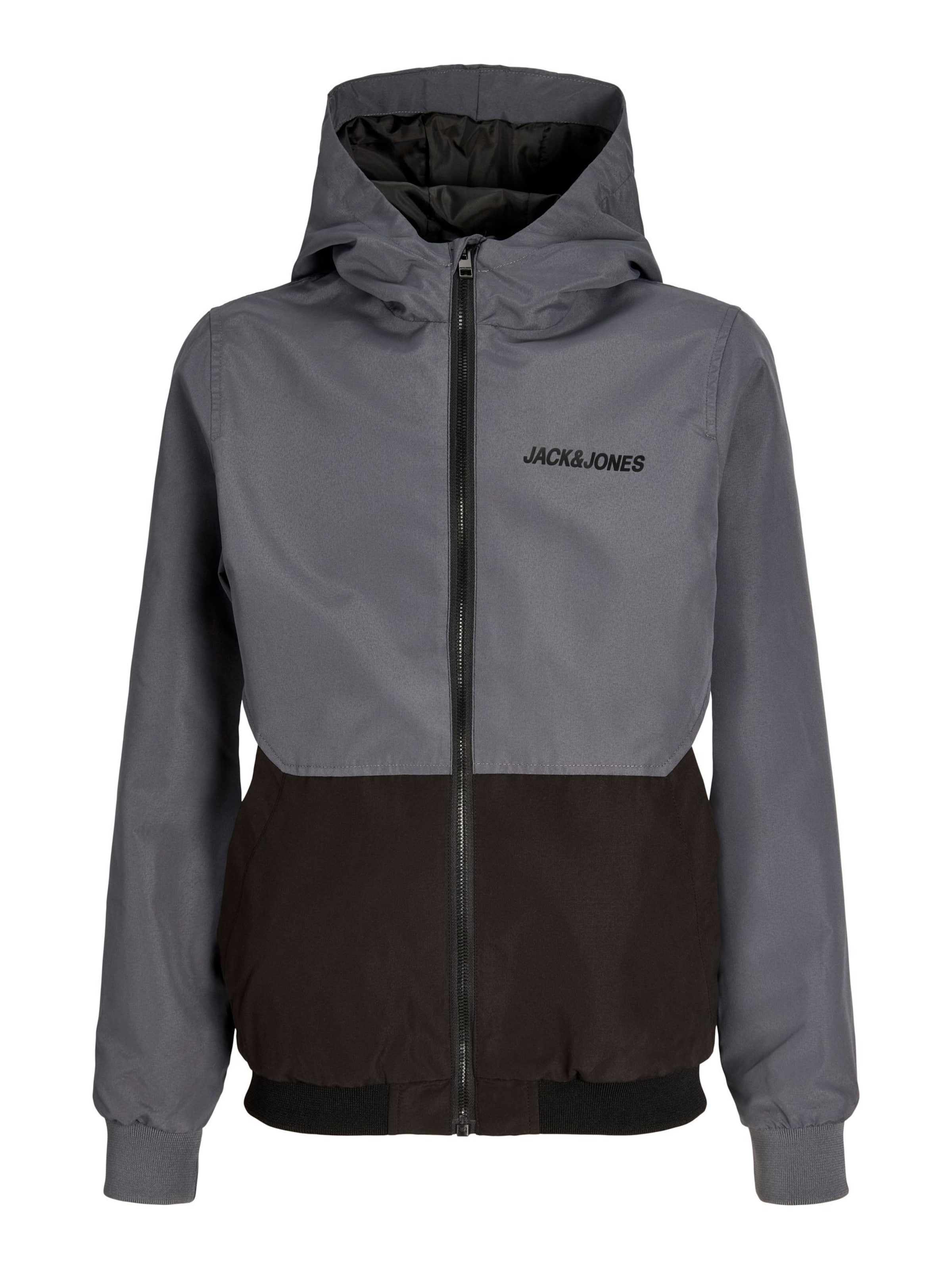 Veste mi-saison 'JJERush' Jack & Jones Junior en gris : devant