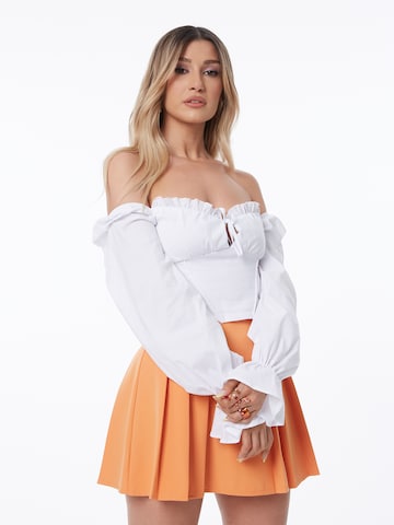 ABOUT YOU x Alina Eremia Skirt 'Nala' in Orange