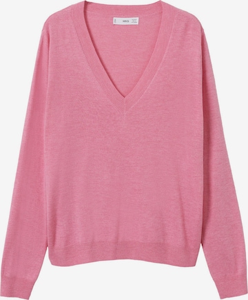 Pull-over 'LUCCAV' MANGO en rose : devant