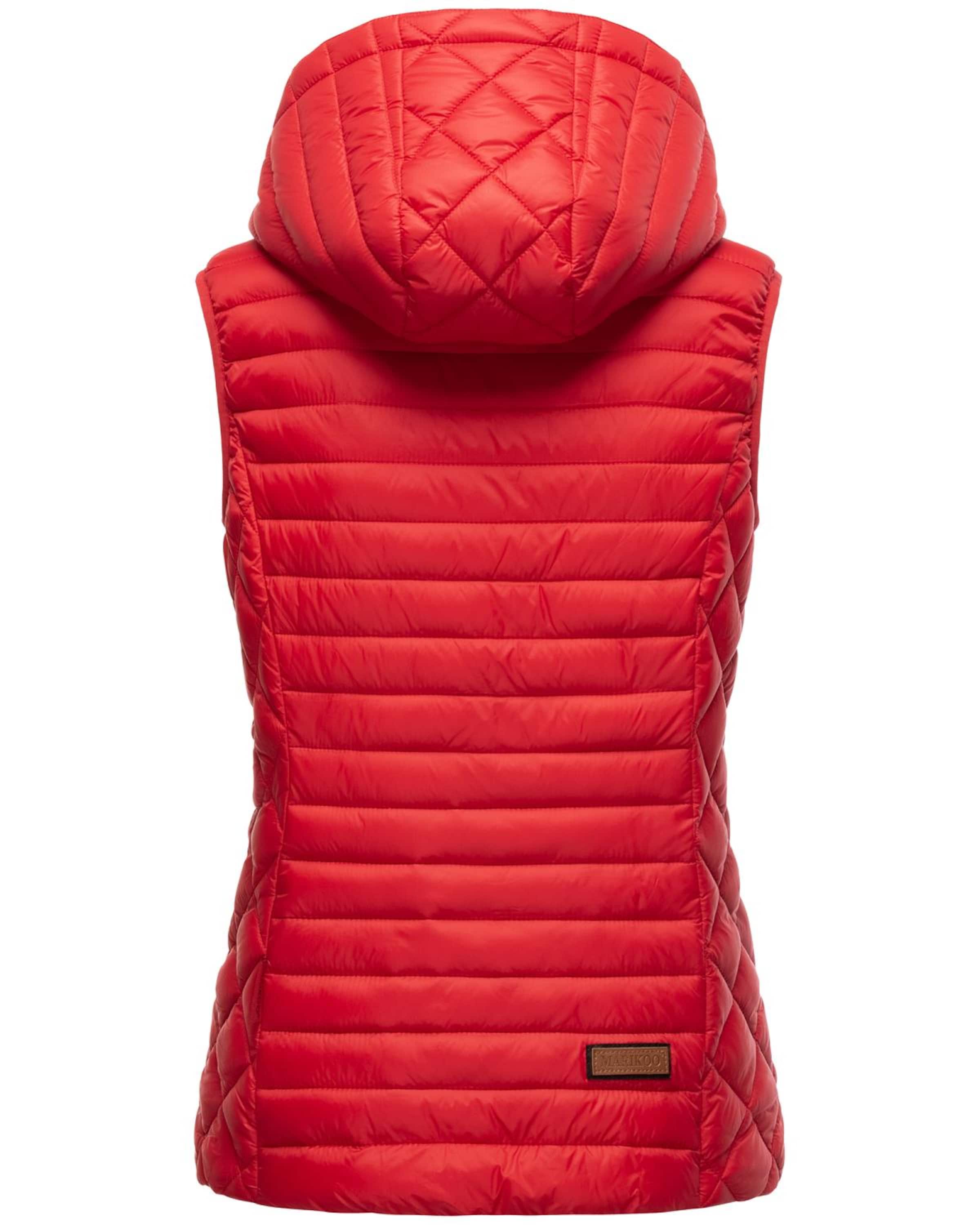 Gilet 'Hasenpfote' di MARIKOO in rosso
