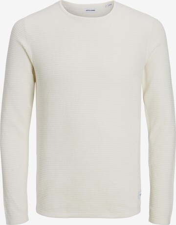 Pull-over 'THEODOR' JACK & JONES en blanc : devant