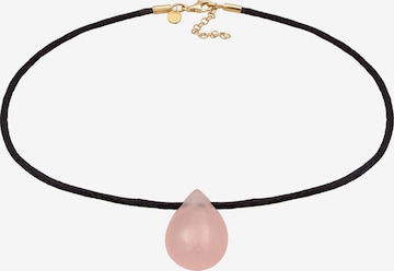 ELLI PREMIUM Ketting 'Tropfen' in Zwart