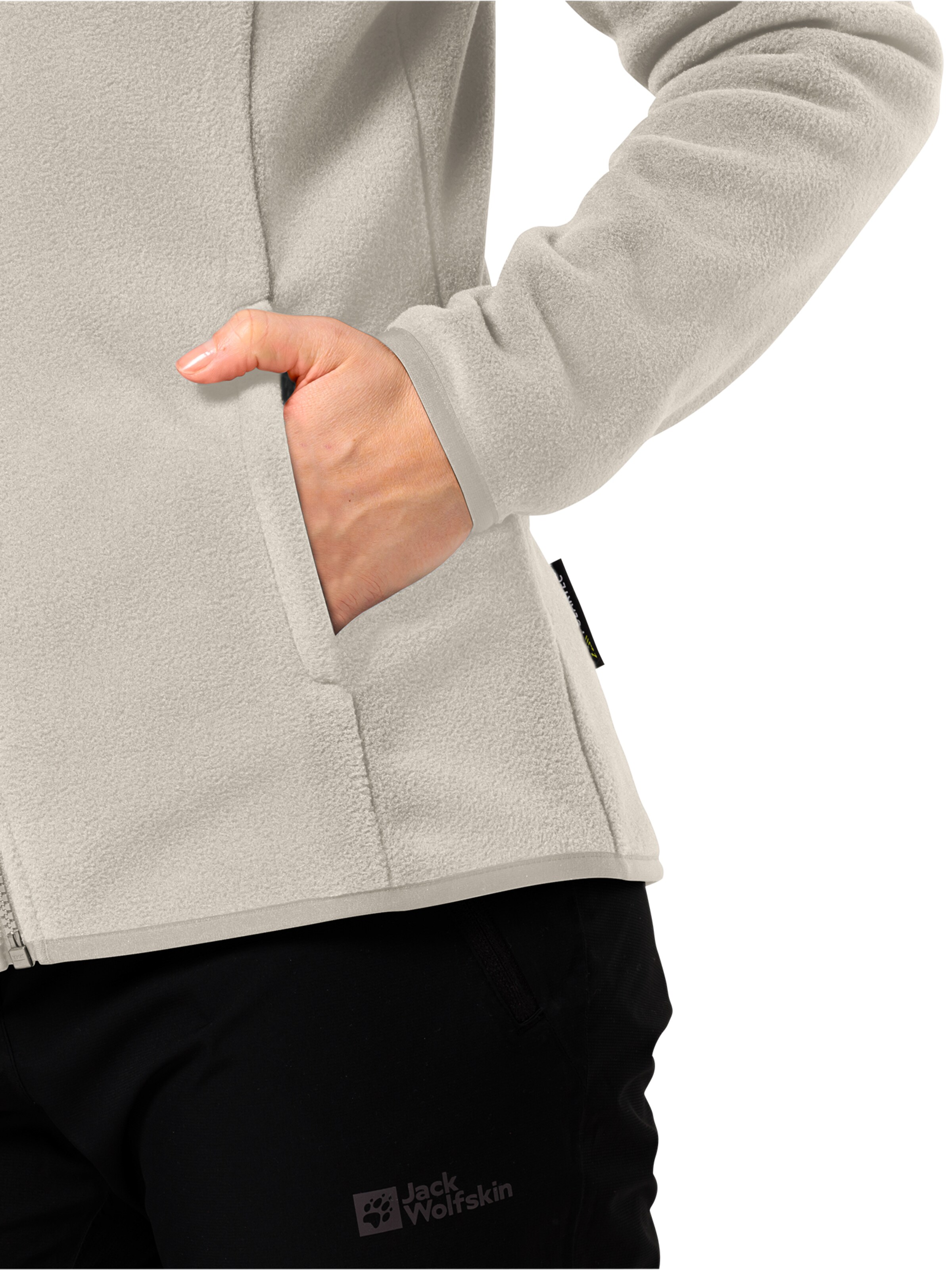 Veste en polaire fonctionnelle 'Moonrise' JACK WOLFSKIN en beige