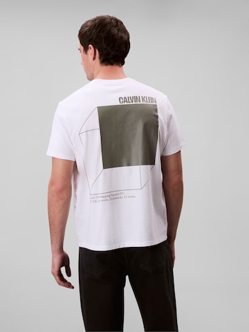 Calvin Klein JeansMajica - bijela boja: prednji dio