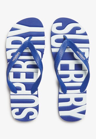 Superdry Teenslippers in Blauw