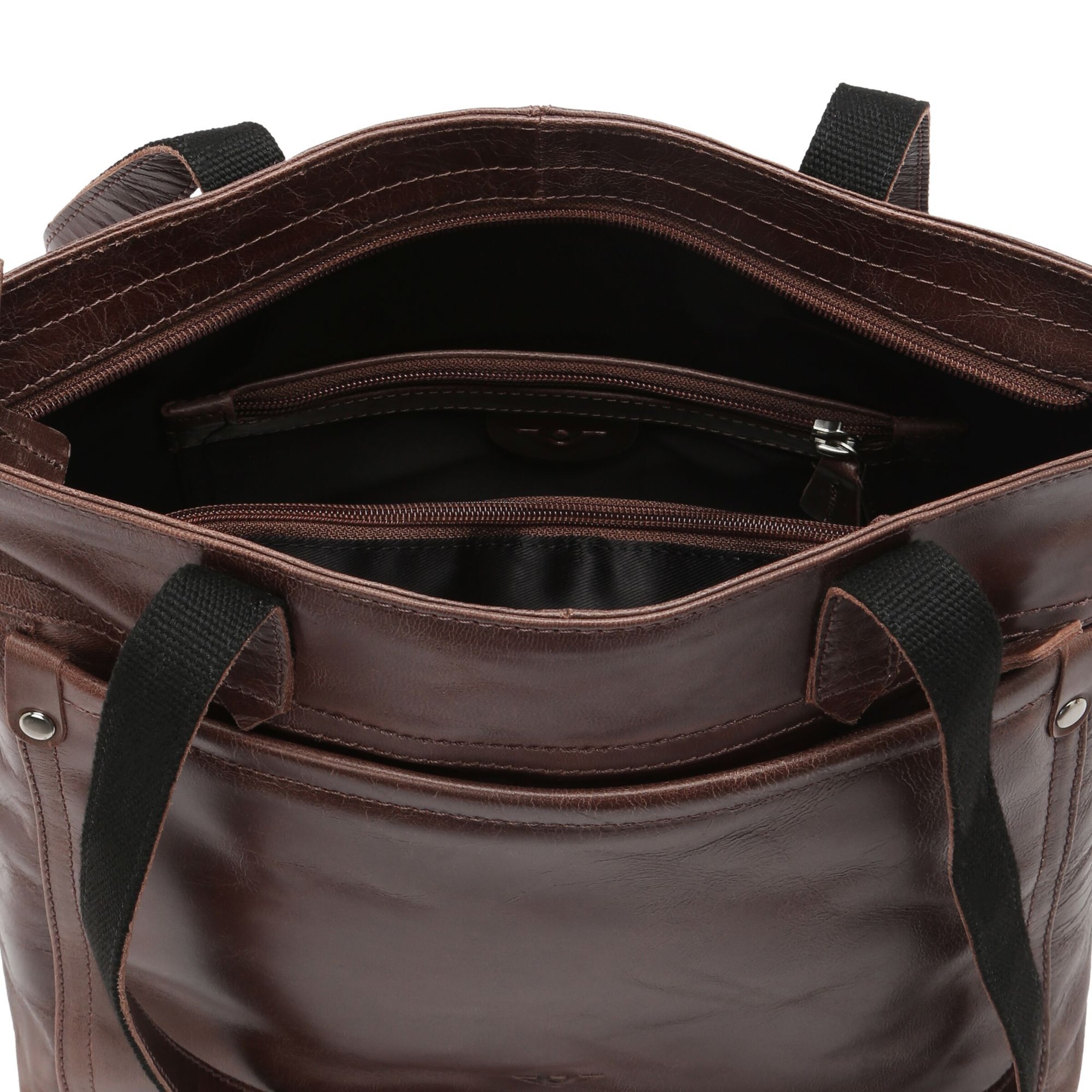 VOi Schultertasche 'City Cowboy' in Braun