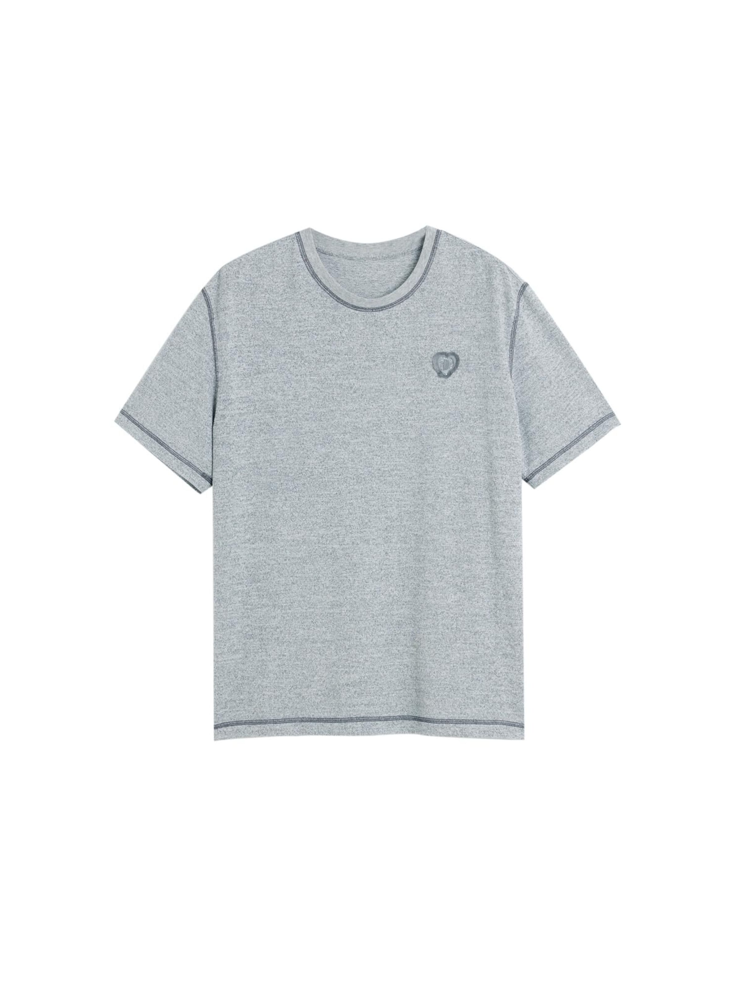 Desigual - Camiseta en gris: frente