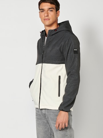 KOROSHI Between-season jacket 'Jägerin' in Grey