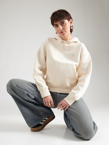 Carhartt WIP Суичър 'Casey' в бежово: отпред