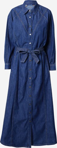 Robe-chemise Summum en bleu : devant