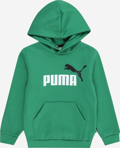 PUMA Sweatshirt 'Essentials' in grün / schwarz / weiß, Produktansicht