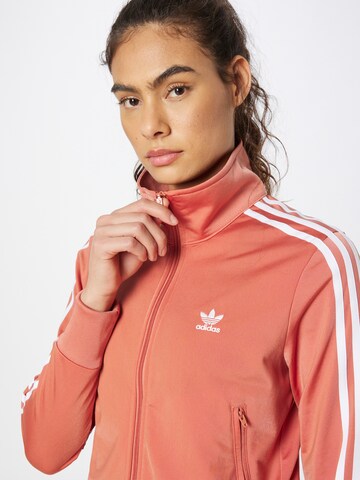ADIDAS ORIGINALS Sweatjacke 'Adicolor Classics Firebird Primeblue' in Braun