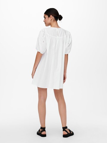 Robe 'Iv' ONLY en blanc