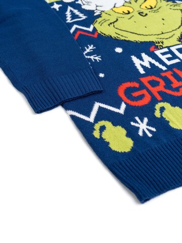 The Grinch Sweater 'Weihnachtspullover Merry Grinchmas' in Blue