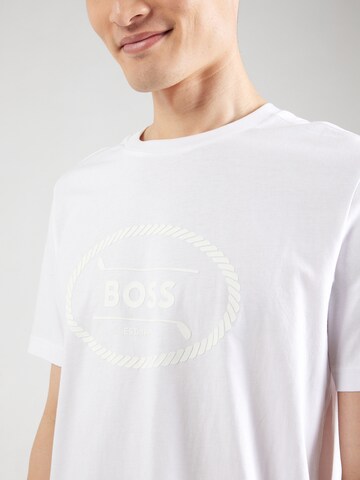 T-Shirt 'Heritage' BOSS en blanc