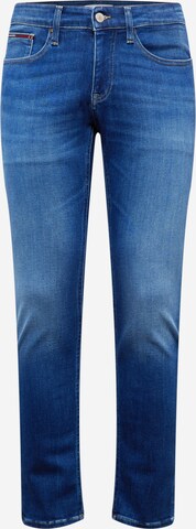 Tommy Jeans Slimfit Jeans 'SCANTON' in Blauw: voorkant