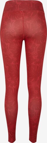 Skinny Leggings di Just Rhyse in rosso